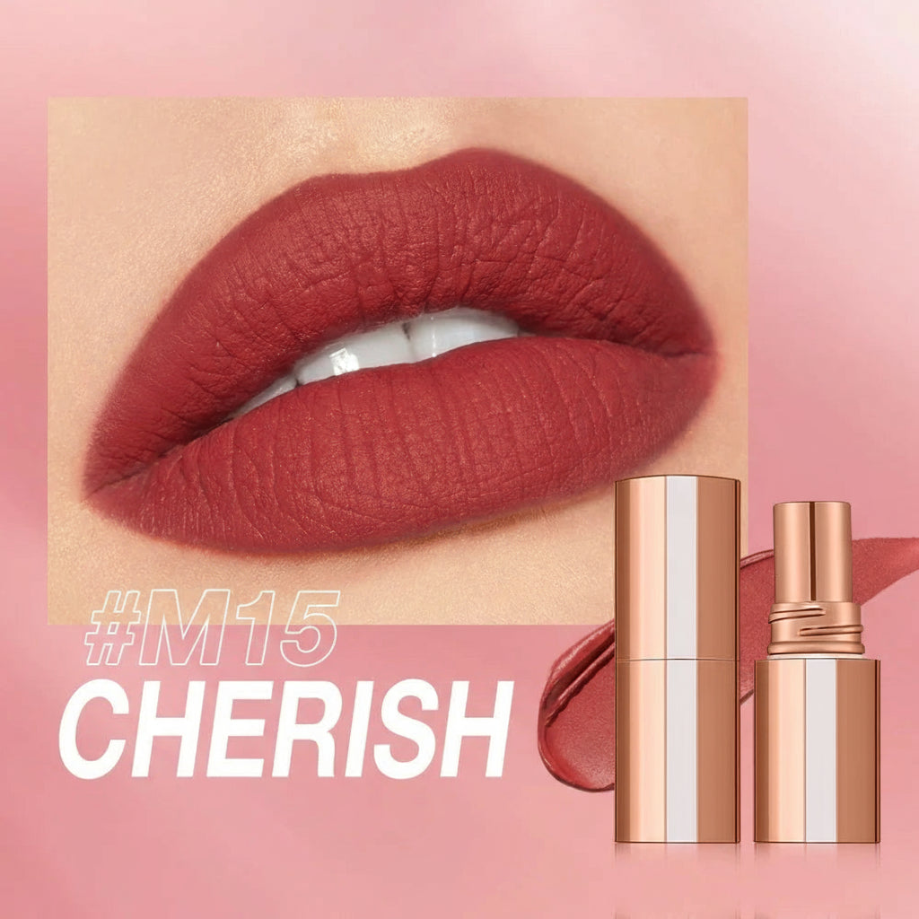 Matte Lipstick Long Lasting Waterproof Lip Stick Smudge-Free Classic Highly Pigmented Velvet Finish Lip Tint Makeup